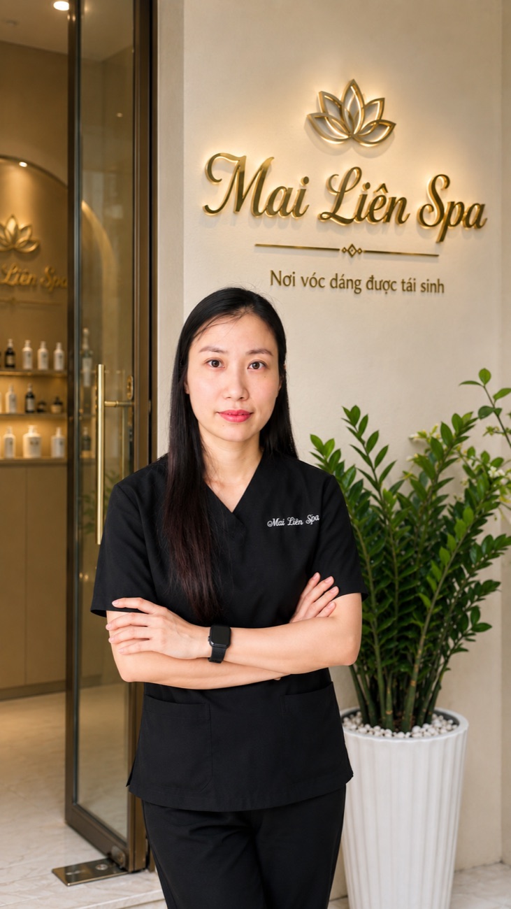 Mai Liên — người sáng lập, giảng viên đào tạo nghề bấm huyệt giảm béo